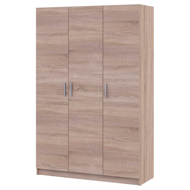 Шкаф для одежды Промо Дуб Cонома 3 ДСП 135х48х204 (80737072)