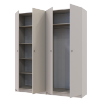 Комплект Промо с полками Кашемир 2+2 ДСП 180х48х204 (44900290)