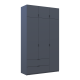 Распашная шкаф для одежды Лукас Графит 3ДСП 135х50х240 (80737801)