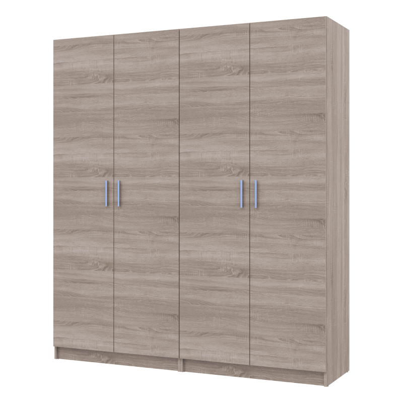 Комплект Промо с полками Дуб сонома 2+2 ДСП 180х48х204 (44900287)