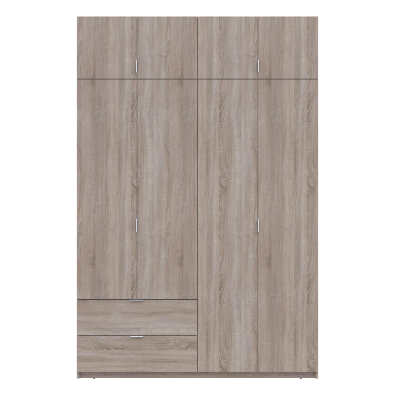 Распашной шкаф для одежды Лукас Дуб сонома 160х50х240 (80737730)