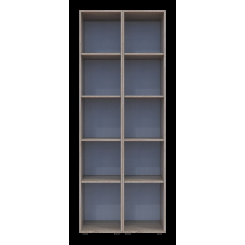 Zestaw Gelar Sonoma Oak z 2 lustrami, 78x49.5x203.4mm (42002165)