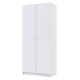 Шкаф для одежды Промо с полками Белый 2 ДСП 90х48х204 (42005100)