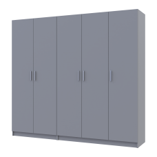 Шкаф для одежды Промо Белый 2+3 ДСП 225х48х204 (80737767)