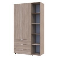 Комплект Гелар с Этажеркой Дуб Сонома 2 ДСП 115.7х49.5х203.4 (42005041)