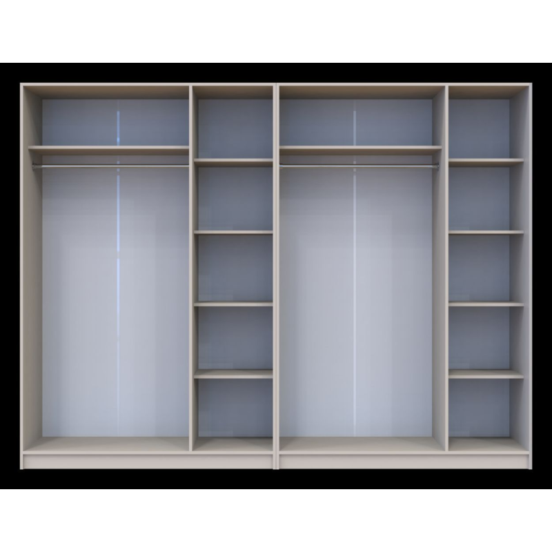 Шкаф для одежды Промо Кашемир 3+3 ДСП 270х48х204 (80737674)