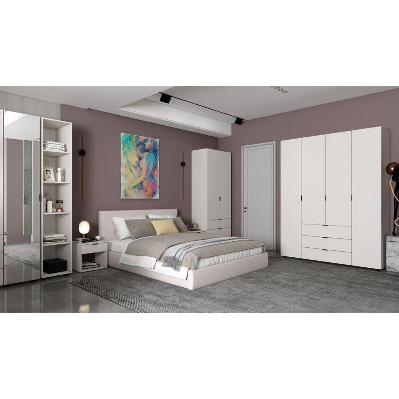 Распашной шкаф для одежды Гелар Кашемир 4 ДСП 155х49.5х203.4 (80737634)