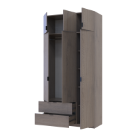 Шафа для одягу Лукас Канноло/Канноло 3 ДСП 120х50х240 (44900368)