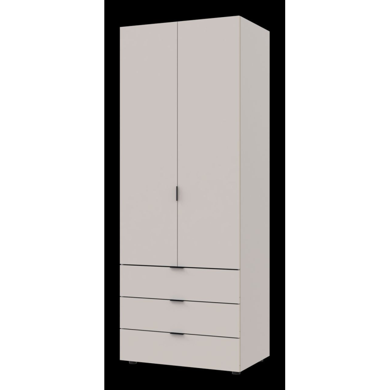 Распашной шкаф для одежды Гелар Кашемир 2 ДСП 77.5х49.5х203.4 (80737632)