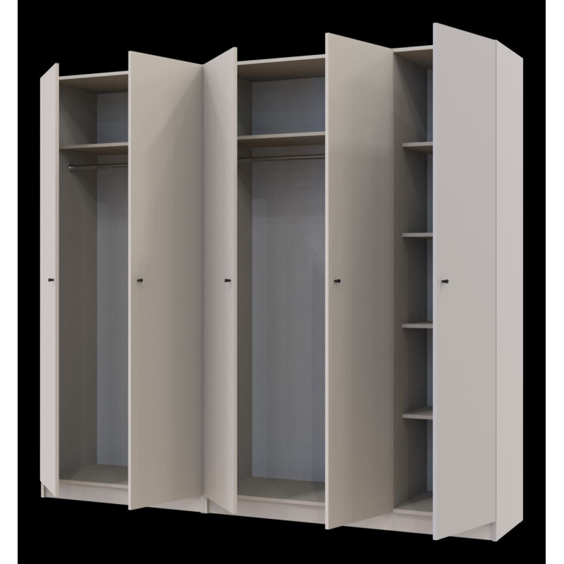 Шкаф для одежды Промо Кашемир 2+3 ДСП 225х48х204 (80737673)