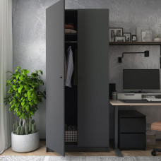 Шкаф для одежды Промо Графит 2 ДСП 90х48х204 (44900232)