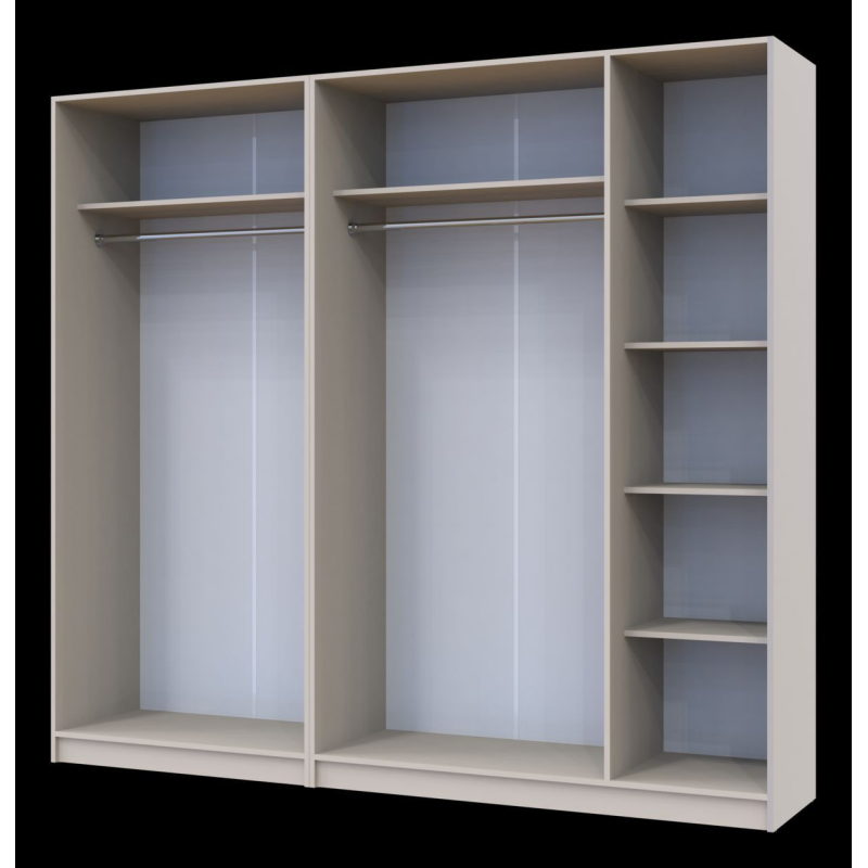 Шкаф для одежды Промо Кашемир 2+3 ДСП 225х48х204 (80737673)