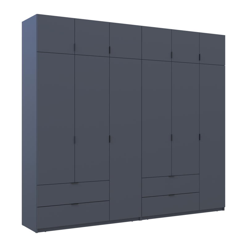 Комплект Лукас Графит 3+3 ДСП 270х50х240 (42005117)