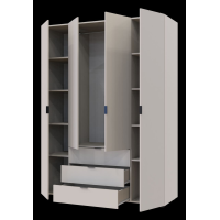 Распашной шкаф для одежды Гелар Кашемир 4 ДСП 155х49.5х203.4 (80737634)