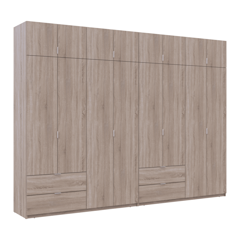 Комплект Лукас Дуб Сонома 4+4 ДСП 320х50х240 (42005127)