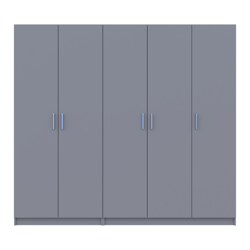Шкаф для одежды Промо Белый 2+3 ДСП 225х48х204 (80737767)