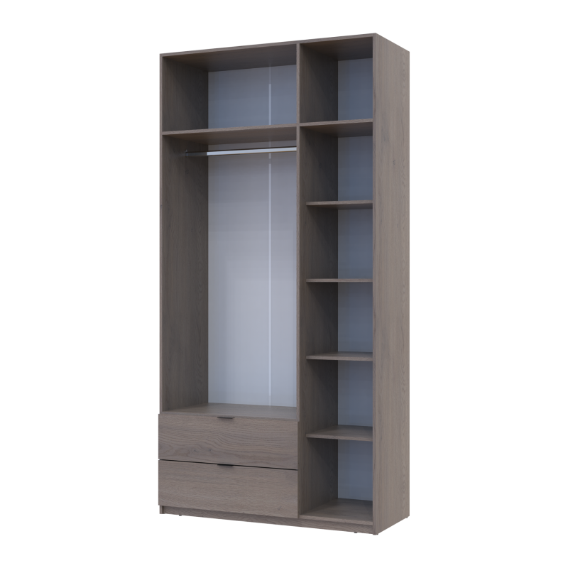 Распашной шкаф для одежды Лукас Канноло/Канноло 3 ДСП 120х50х240 (44900368)