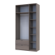 Распашной шкаф для одежды Лукас Канноло/Канноло 3 ДСП 120х50х240 (44900368)