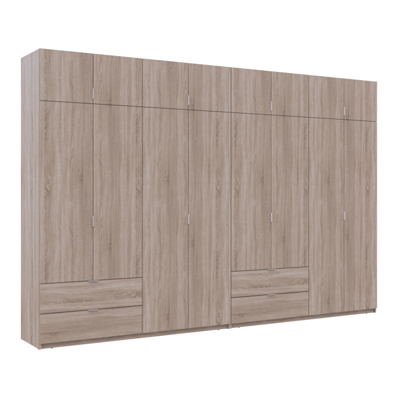 Комплект Лукас Дуб Сонома 4+4 ДСП 360х50х240 (42005143)