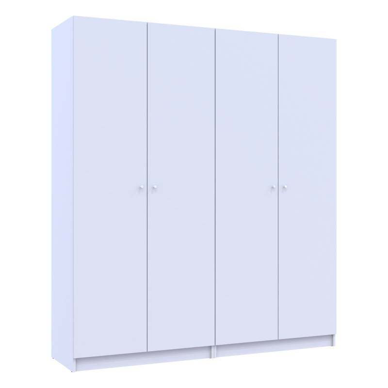 Комплект Промо с полками Белый 2+2 ДСП 180х48х204 (44900288)