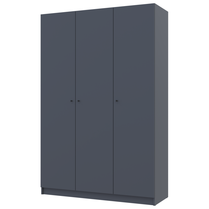 Шкаф для одежды Промо Графит 3 ДСП 135х48х204 (44900233)