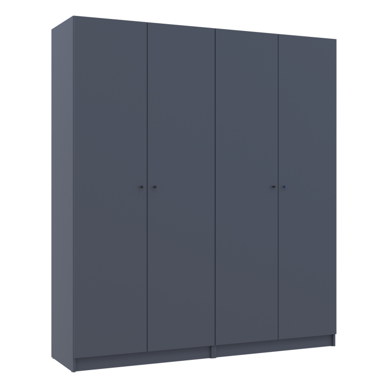 Комплект Промо с полками Графит 2+2 ДСП 180х48х204 (44900289)