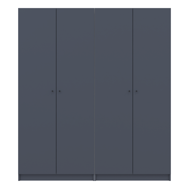 Комплект Промо с полками Графит 2+2 ДСП 180х48х204 (44900289)