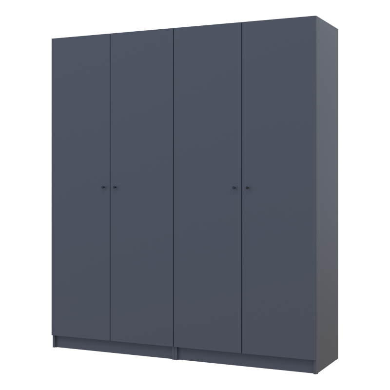 Комплект Промо с полками Графит 2+2 ДСП 180х48х204 (44900289)