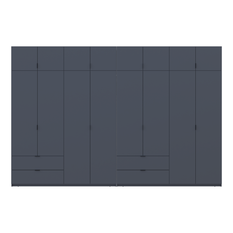 Комплект Лукас Графит 4+4 ДСП 360х50х240 (42005145)