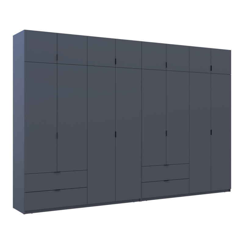 Комплект Лукас Графит 4+4 ДСП 360х50х240 (42005145)