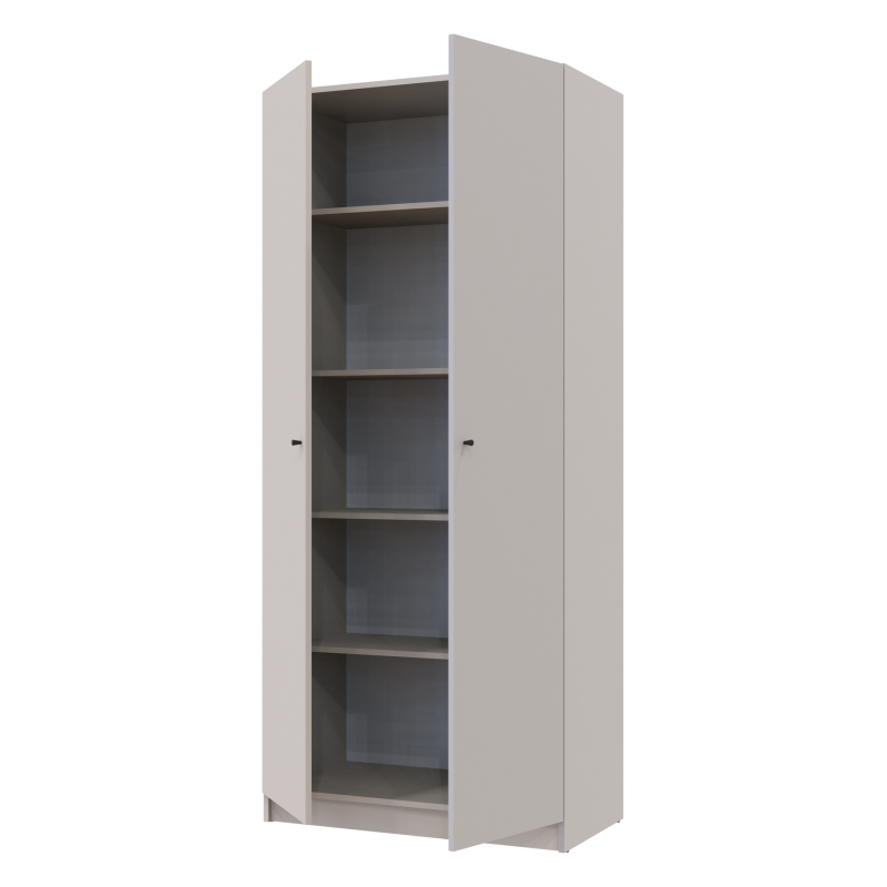 Шкаф для одежды Промо с полками Кашемир 2 ДСП 90х48х204 (80737670)