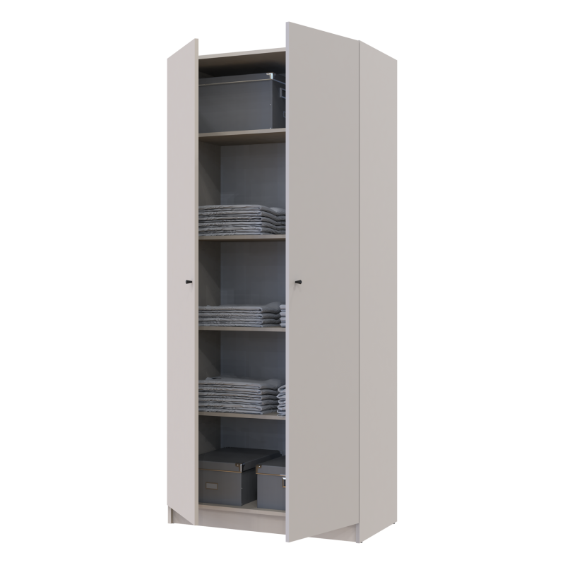 Шкаф для одежды Промо с полками Кашемир 2 ДСП 90х48х204 (80737670)