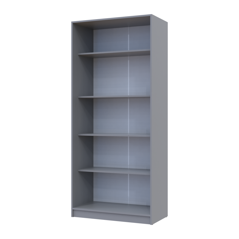 Шкаф для одежды Промо с полками Серый 2 ДСП 90х48х204 (80737770)