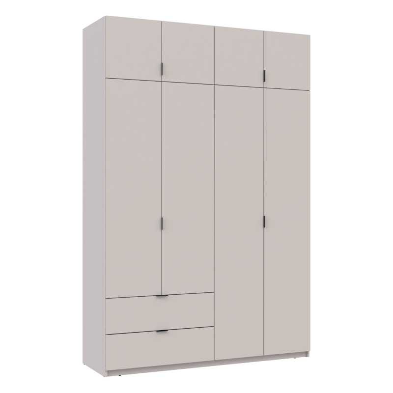 Распашной шкаф для одежды Лукас Кашемир 160х50х240 (80737728)