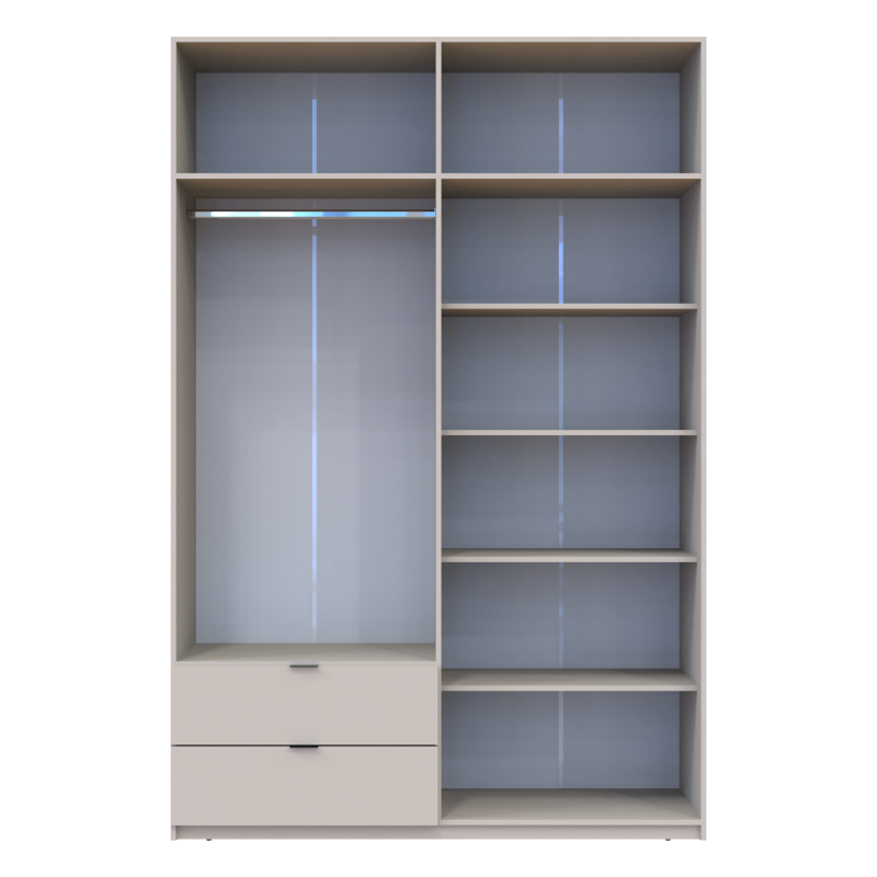 Распашной шкаф для одежды Лукас Кашемир 160х50х240 (80737728)