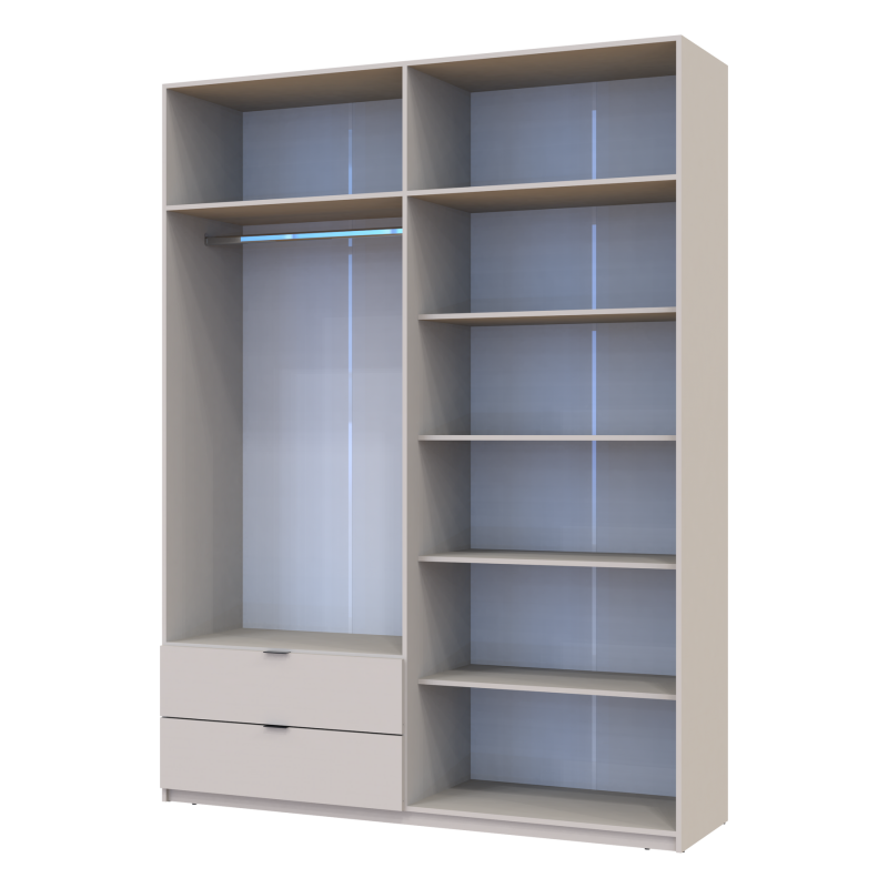 Распашная шкаф для одежды Лукас Кашемир 180х50х240 (80737729)