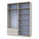 Распашная шкаф для одежды Лукас Кашемир 180х50х240 (80737729)