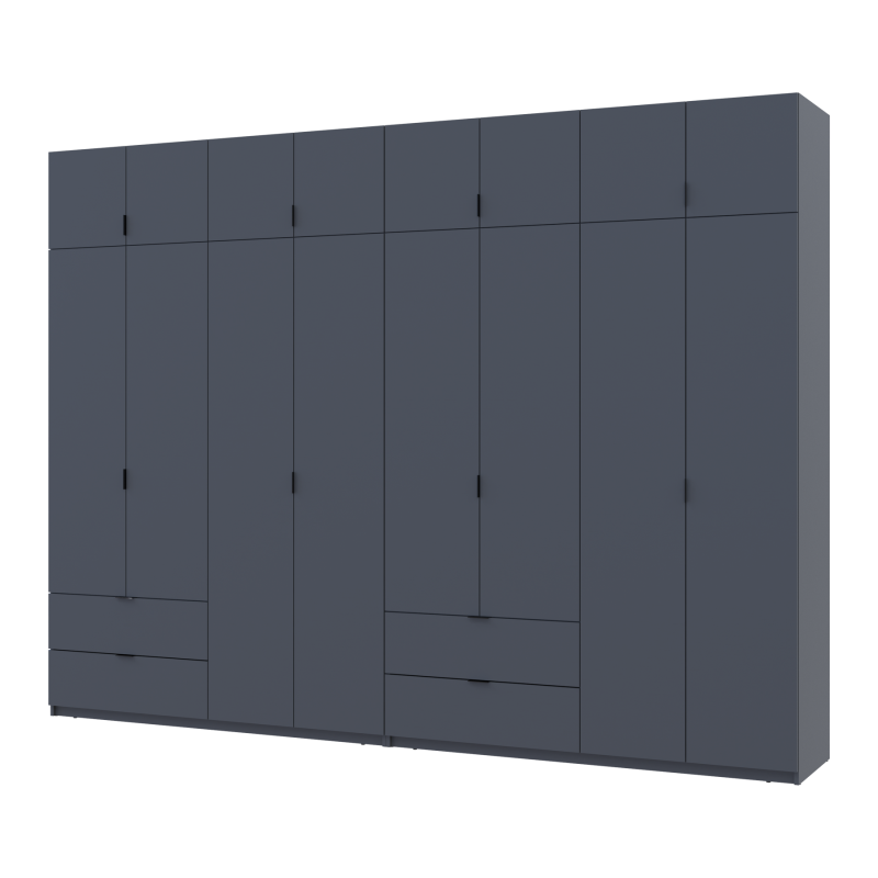 Комплект Лукас Графит 4+4 ДСП 320х50х240 (42005129)