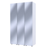 Комплект Гелар Білий 3 Дзеркала 117х49.5х203.4 (42002166)