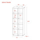 Zestaw Gelar Sonoma Oak z 2 lustrami, 78x49.5x203.4mm (42002165)
