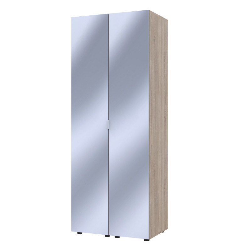 Zestaw Gelar Sonoma Oak z 2 lustrami, 78x49.5x203.4mm (42002165)