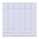 Комплект Лукас Белый 3+3 ДСП 240х50х240 (42005106)