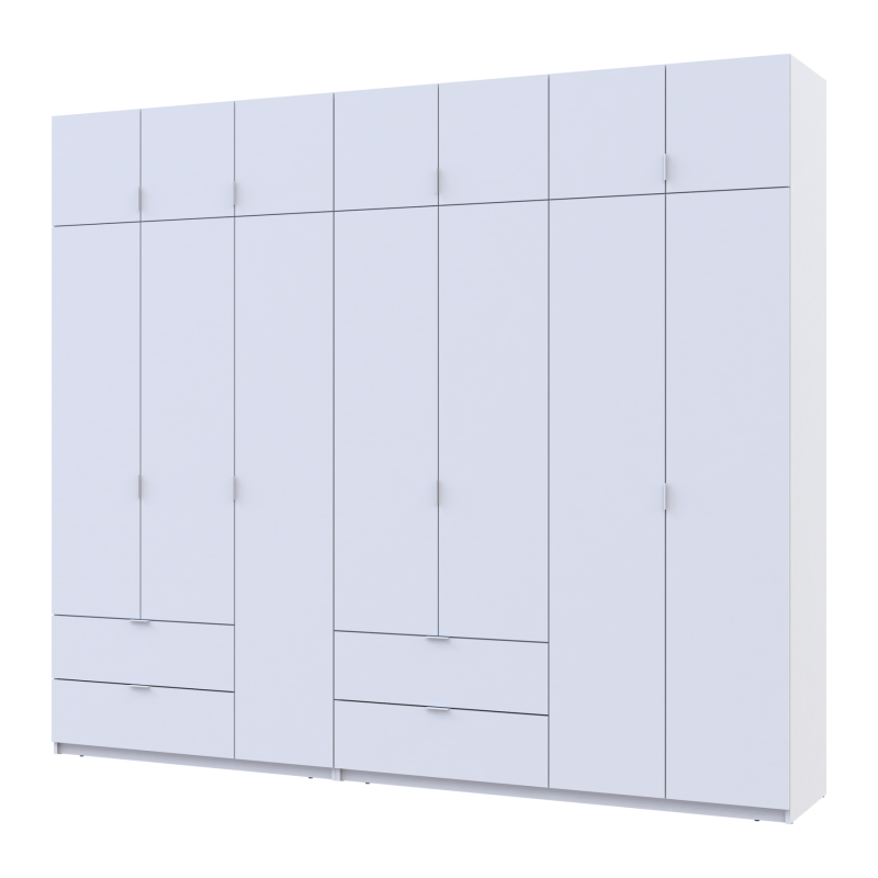 Комплект Лукас Белый 3+4 ДСП 280х50х240 (42005118)