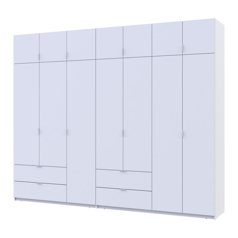 Комплект Лукас Белый 3+4 ДСП 295х50х240 (42005122)