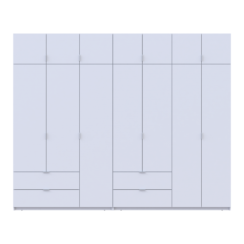 Комплект Лукас Белый 3+4 ДСП 295х50х240 (42005122)