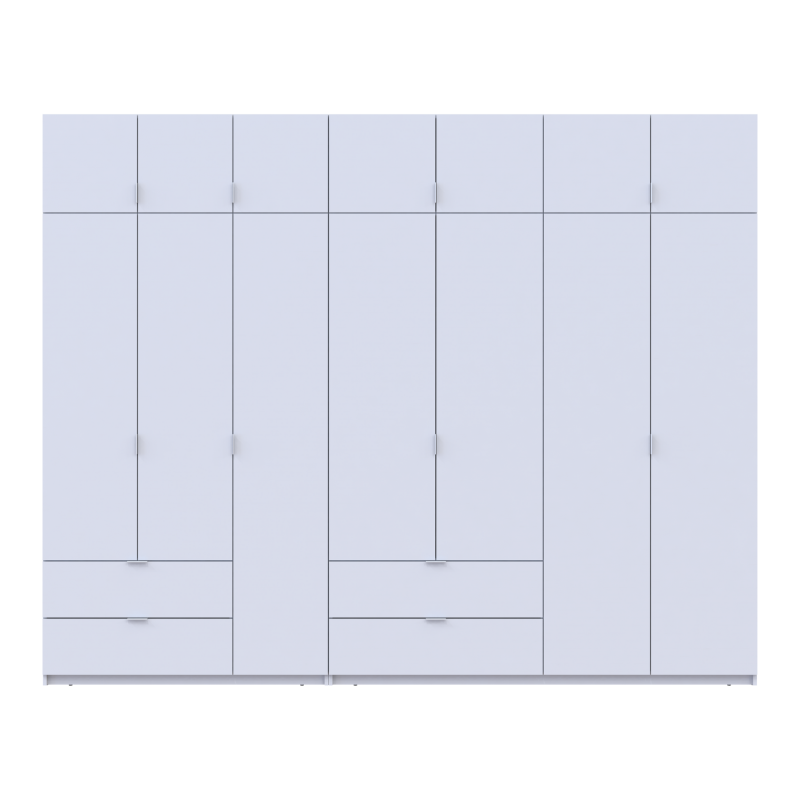 Комплект Лукас Белый 3+4 ДСП 300х50х240 (42005130)