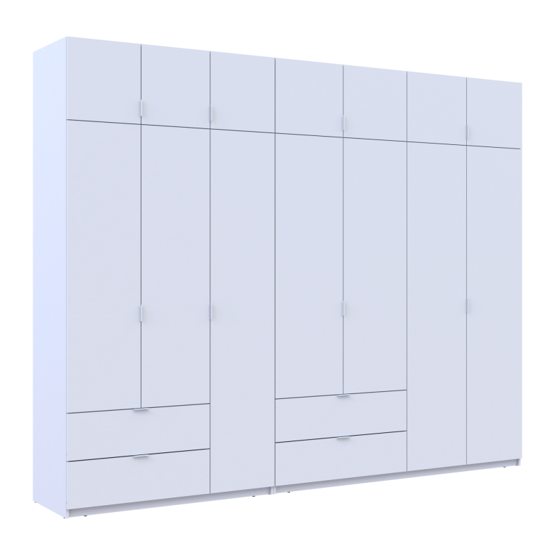 Комплект Лукас Белый 3+4 ДСП 300х50х240 (42005130)