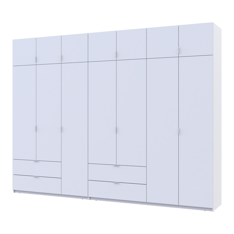 Комплект Лукас Белый 3+4 ДСП 315х50х240 (42005134)