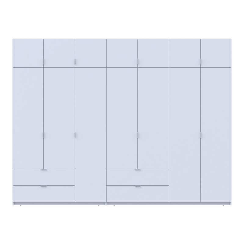 Комплект Лукас Белый 3+4 ДСП 315х50х240 (42005134)