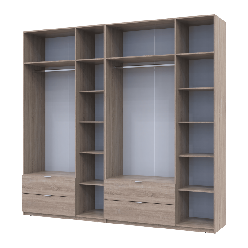 Комплект Лукас Дуб сонома 3+3 ДСП 255х50х240 (42005111)